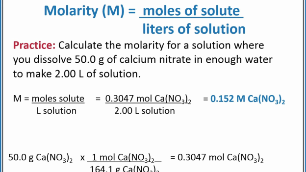 Molarity calculators, an easy tool for calculating molarity