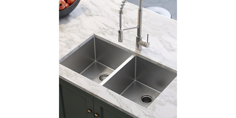 The good parts of under-mount sinks