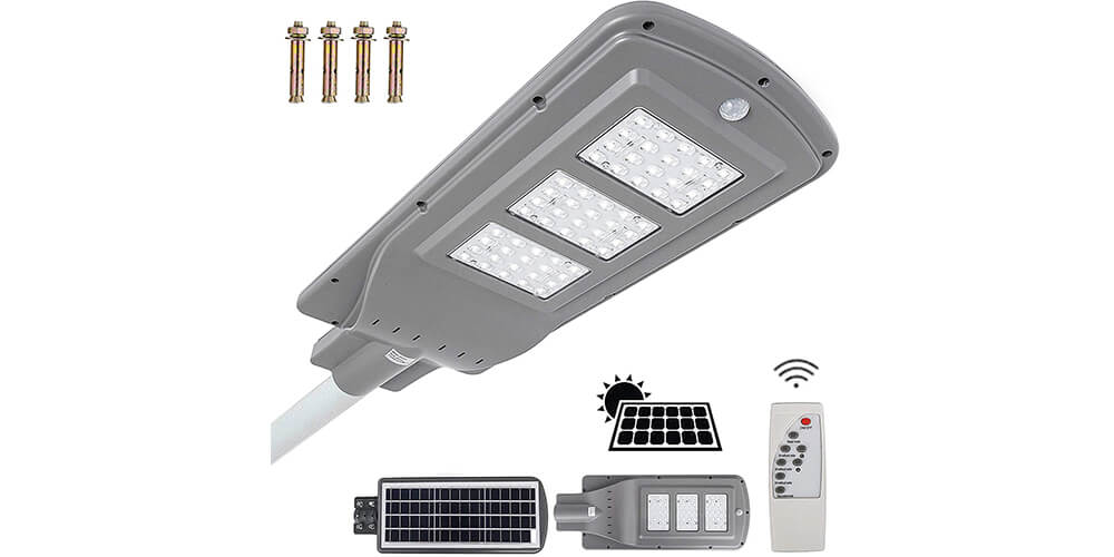 How does the solar street light system work?