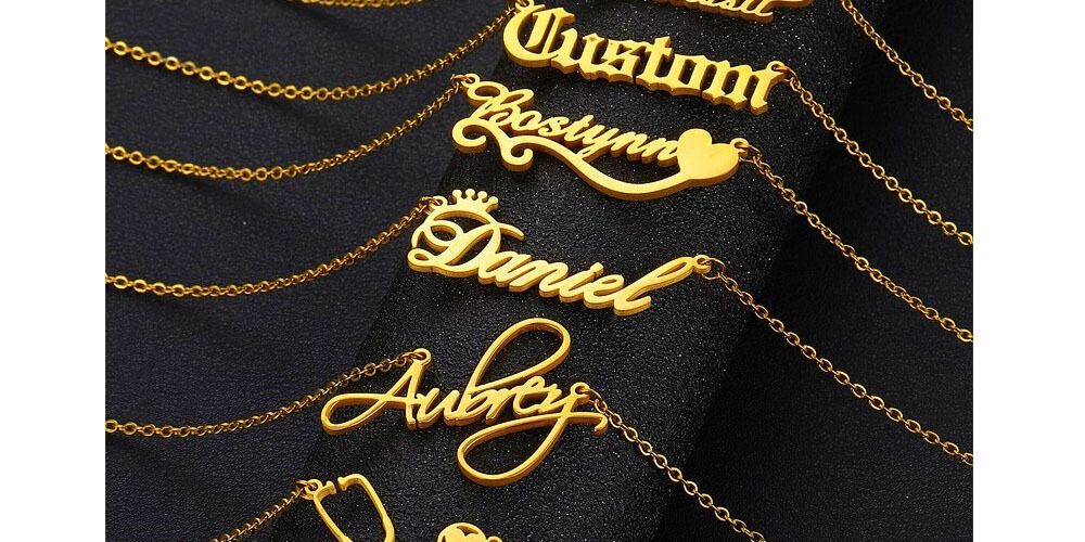 The primary types of personalized jewelry