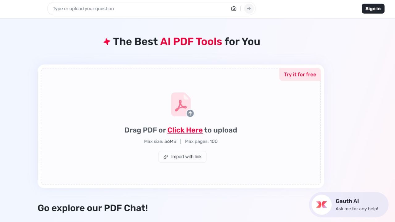 Gauth: Making Research Papers Easier to Digest